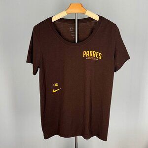 Nike Dri Fit San Diego Padres Short Sleeve Shirt | Women's L | Authentic Collect
